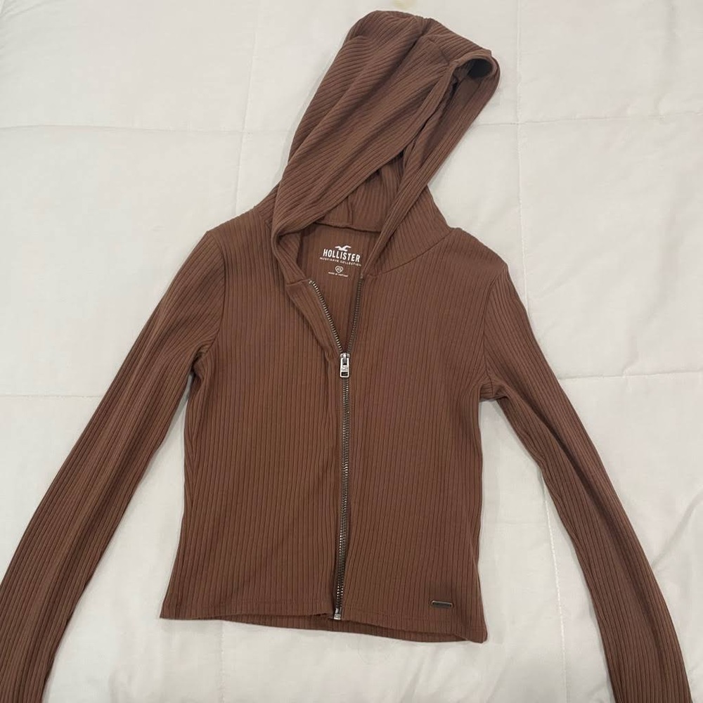 Brown Zip Up